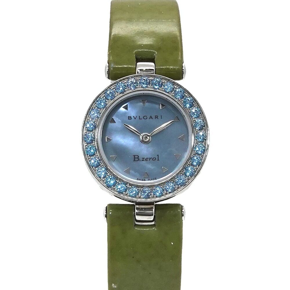 Bulgari BVLGARI B-Zero1 BZ22S Women's Watch Blue Topaz Bezel Shell Quartz